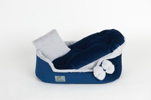 Legowisko Luxury Furry Navy Blue 2.jpg