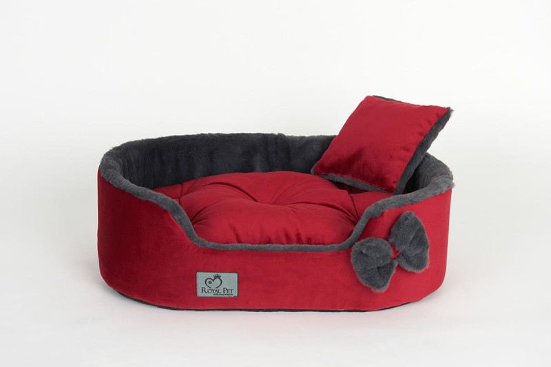 Legowisko Luxury Furry Royal Red 2.jpg
