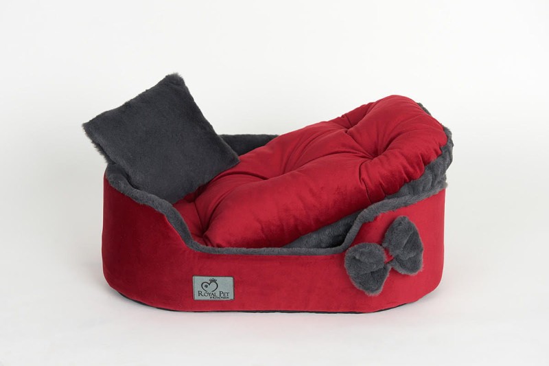 Legowisko Luxury Furry Royal Red.jpg