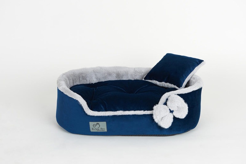 Legowisko Luxury Furry Navy Blue.jpg