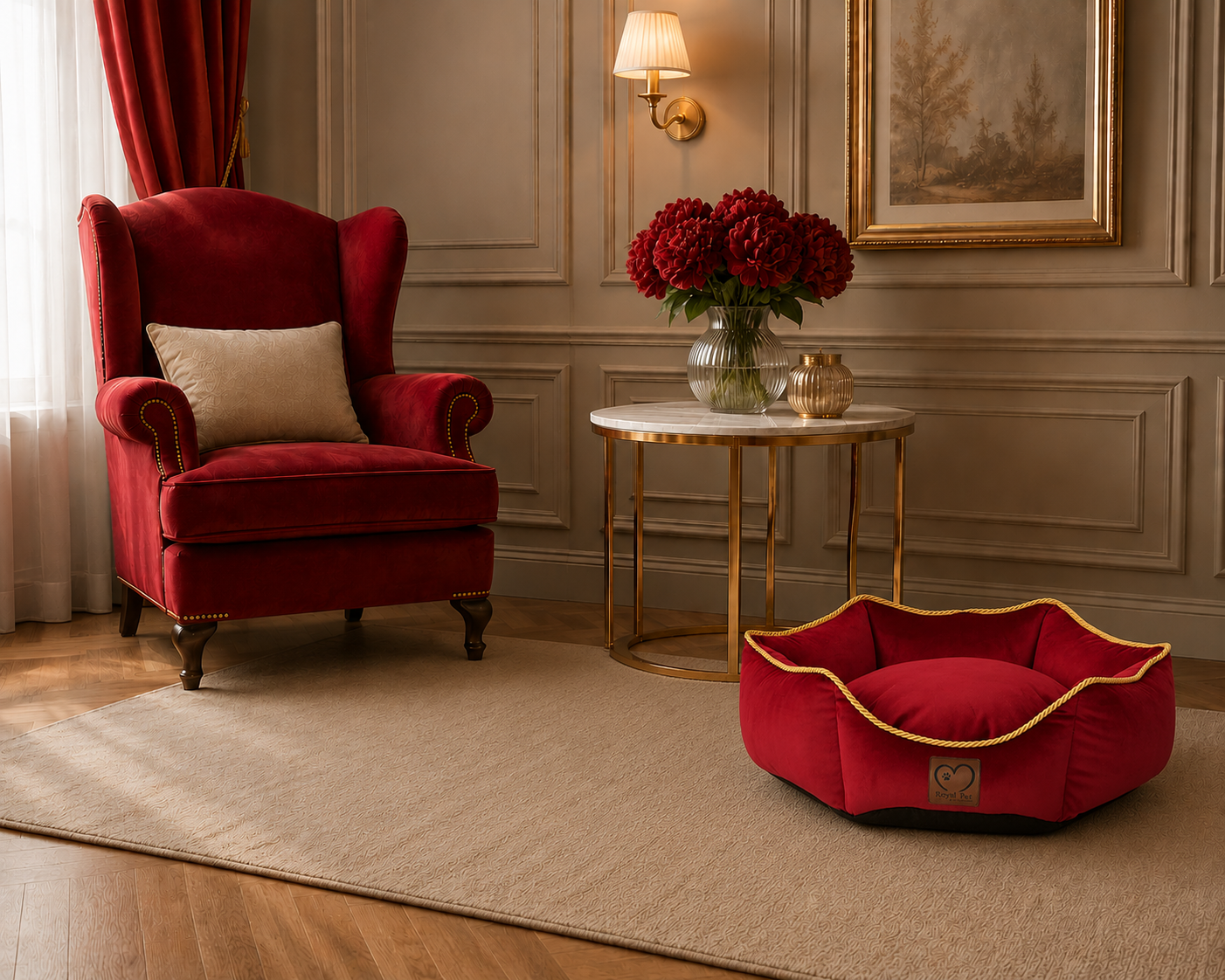 LUXURY SHOW LINE royal red_legowisko_tło.png